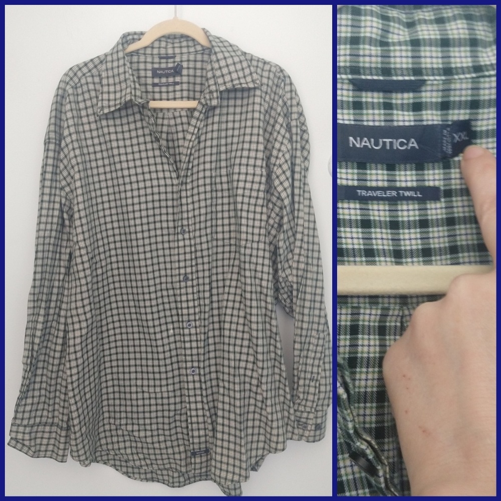 Nautica men's button down shirt